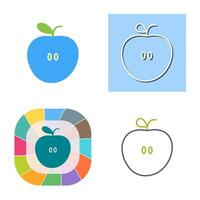 icono de vector de manzanas