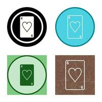 Hearts Card Vector Icon