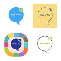 Message Bubbles Vector Icon