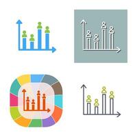 Candidate Graph Vector Icon