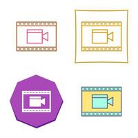 Unique Video and Animation Vector Icon