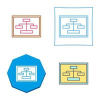Unique Seo Structure Vector Icon