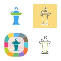 Elected Candidate Vector Icon