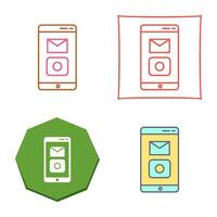 Unique Mobile Applications Vector Icon