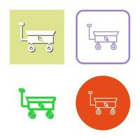 Garden Cart Vector Icon