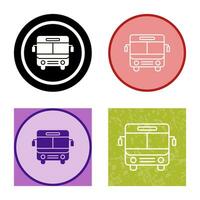 icono de vector de bus