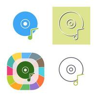 Music CD Vector Icon