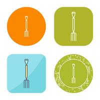 Gardening Fork Vector Icon