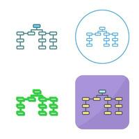 Unique Seo Structure Vector Icon