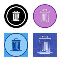 Trash Can Vector Icon