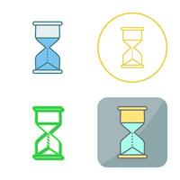 icono de vector de reloj de arena