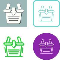 Add To Basket Vector Icon