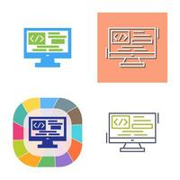 Coding Vector Icon