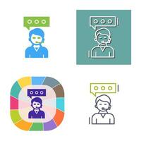 Client Service Vector Icon