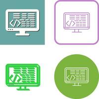 Coding Vector Icon
