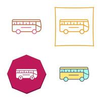 icono de vector de bus