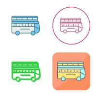 Double Bus Vector Icon