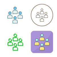 Network Group Vector Icon