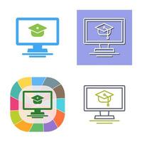 Online Course Vector Icon