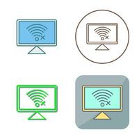 Disconnected Network Vector Icon
