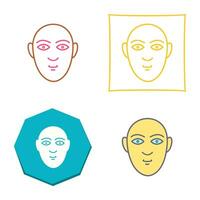 Human Face Vector Icon