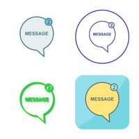 Message Bubbles Vector Icon