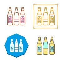 Beer Bottles Vector Icon