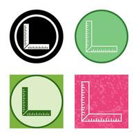 square Ruler Vector Icon