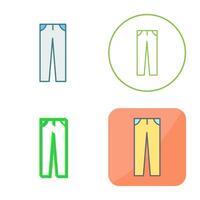 icono de vector de pantalones