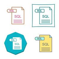 SQL Vector Icon