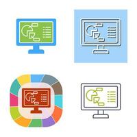 Pie Chart Vector Icon