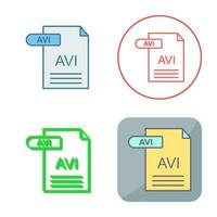 AVI Vector Icon