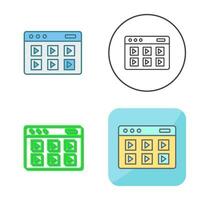 Online Course Vector Icon