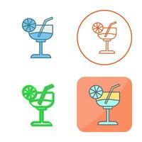 icono de vector de coctel