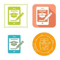 Online Course Vector Icon