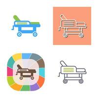 Hospital Bed Vector Icon