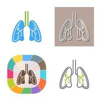 Lungs Vector Icon