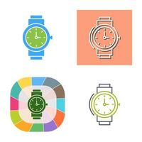 icono de vector de reloj de pulsera