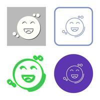 Happiness Vector Icon