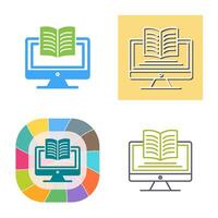 Digital Learning Vector Icon