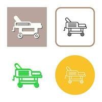 Hospital Bed Vector Icon