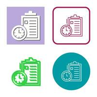 Time Management Vector Icon