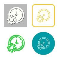 Time Setting Vector Icon