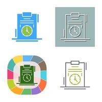 Time Management Vector Icon