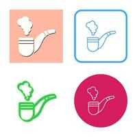 Smoke Pipe Vector Icon