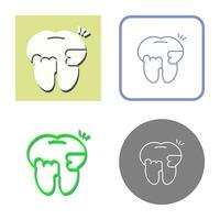 Toothache And Plaque Vector Icon