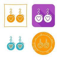 Earrings Vector Icon