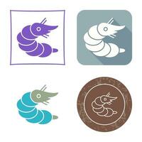 Shrimp Vector Icon