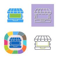 Online Shopping Vector Icon