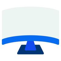 Monitor icon illustration, for web, app, infographic, etc vector